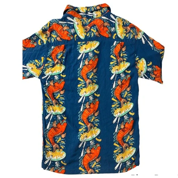 MAMBO LOUD RARE VINTAGE SHIRT ‘FISH N CHIPS’ BY PAUL MCNEIL - Youth Size 12 - Picture 2 of 8
